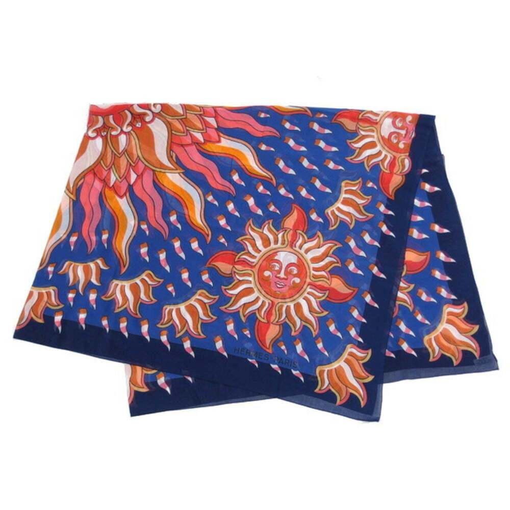 HERMES Blue Scarf